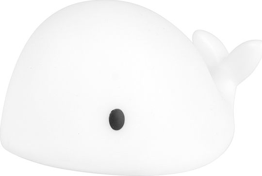 Flow Led Kids Decorative Lamp Moby with Color Changes White 7.5x4.5x5.5εκ.
