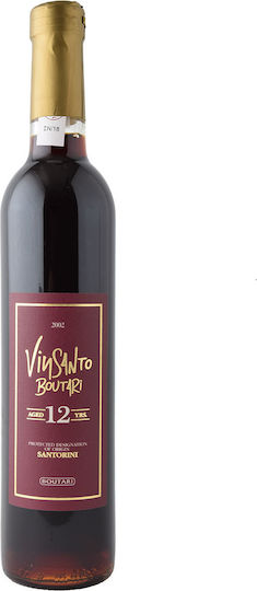 Μπουτάρη Κρασί Vinsanto Αηδάνι Ερυθρό Γλυκό Σαντορίνης 500ml
