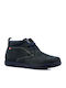 Kricket Piele Ghete barbati Anatomic Black / Blue