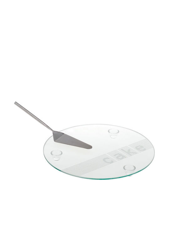 Salt & Pepper Serving Platter Transparent with Diameter 30cm