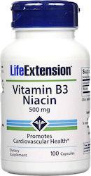 Life Extension Vitamin B3 Niacin 500mg 100 Κάψουλες