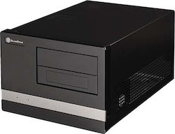 Silverstone SG02-F Mikro-Turm Computergehäuse Schwarz