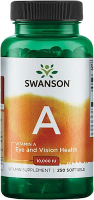 Swanson Vitamin A Vitamina pentru Pielea 10000iu 250 softgels