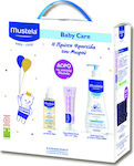 Mustela Promo Pack: Gentle Cleansing Gel 500ml Vitamin Barrier Cream 50ml Baby Oil 110ml Δώρο Νεσεσέρ 660ml
