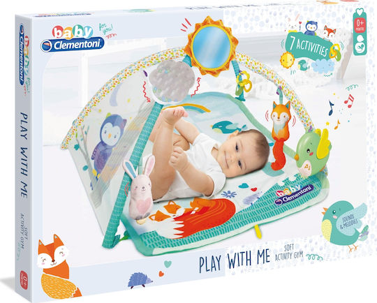 Baby Clementoni Sală de Activități Play With Me Multicolor pentru 0++ Luni (LxlxÎ) 60x41x41cm