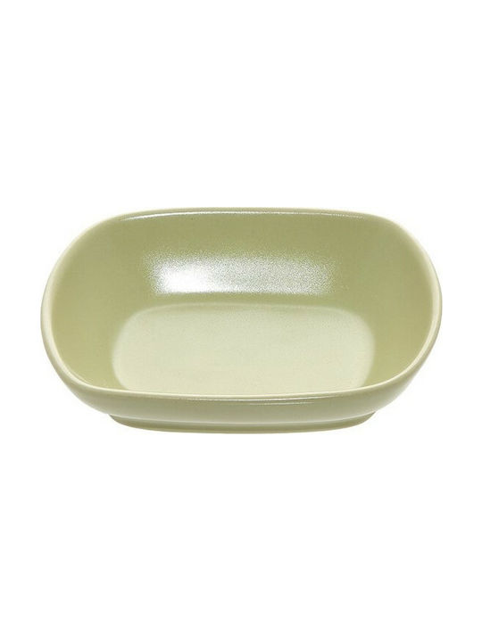 Espiel Ceramic Serving Bowl Πράσινο 14x14εκ. 1pcs