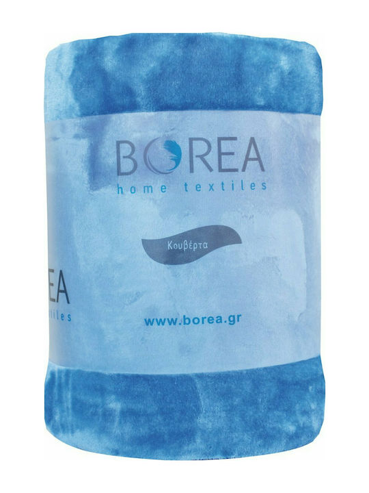 Borea Κ4 Decke Samt Überdoppel 220x240cm. 005002097082 Blue