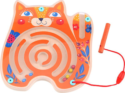 Tooky Toys Maze Cat Maze made of Wood for 18++ Months