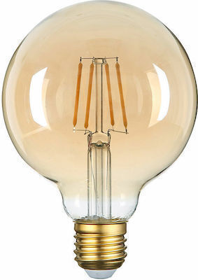 Vito LED-Lampe 8W für Fassung E27 und Form G95 Warmes Weiß 800lm Dimmbar