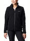 Panorama Fleece Damen Jacke in Schwarz Farbe