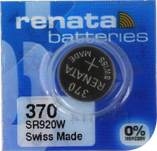 Renata 370/SR920W Μπαταρία Silver Oxide Ρολογιών SR69 1.55V 1τμχ