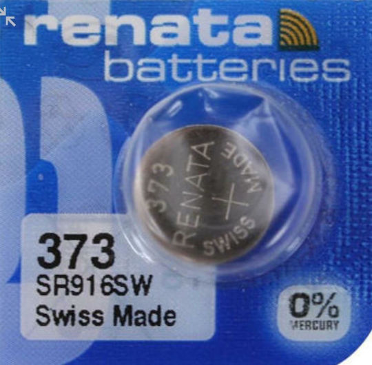 Renata 373 Batterie Silber-Oxid für Uhren SR68 1.55V 1Stück