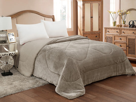 Adam Home Duvet Cover Single 160x220cm 809 Taupe 280 GSMGsm