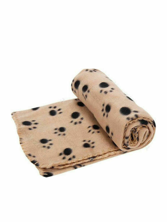 Nobleza Κουβέρτα Blanket Dog In Brown Colour 120x100cm