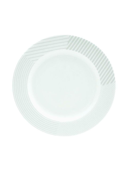 Salt & Pepper Fruit Plate Malvern Plate Desert made of Porcelain White with Diameter 20cm