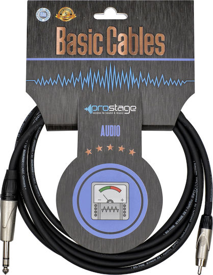 Prostage Cable 6.3mm male - RCA male 10m (BRCS-10)