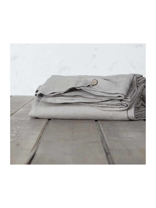 Nima Bettbezug Einzelbett 160x240 Linen 22470 Light Gray