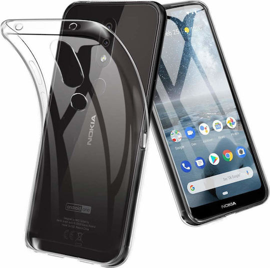 Umschlag Rückseite Silikon Transparent (Nokia 4.2)