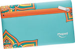 Maped Mandala Pencil Case with 1 Compartment Turquoise