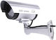 Dummy Surveillance Bullet Camera Silver