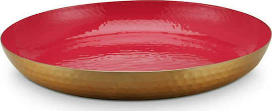 PiP Studio Blushing Birds Porzellan Rund Serviertablett in Rot Farbe 40x40cm 51.075.013 1Stück