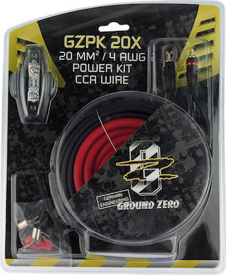 Ground Zero GZPK 20X Set Car Audio Cables 4GA