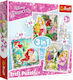 Kinderpuzzle Princesses 3 in 1 für 3++ Jahre 106pcs Trefl