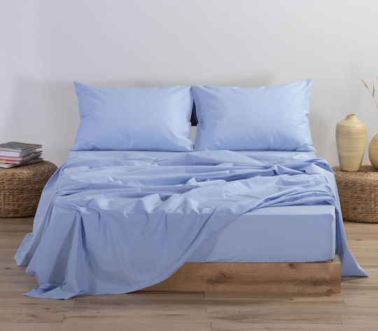 Nef-Nef Homeware Basic King Size 180x200+35εκ. με Λάστιχο Sky Nef-Nef Homeware Basic King Size 180x200+35εκ. με Λάστιχο Sky