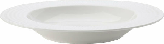Maxwell & Williams Diamonds Plate Soup made of Porcelain White with Diameter 22.5cm