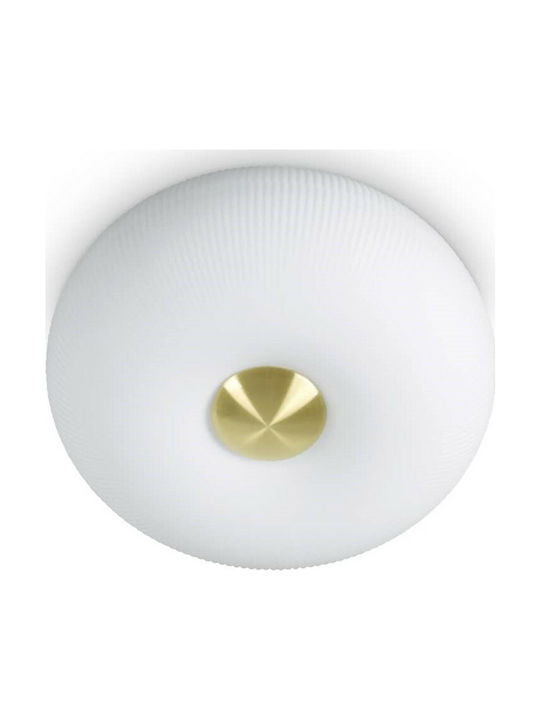 Ideal Lux Arizona Modern Glass Ceiling Light with Socket GX53 50pcs Gold