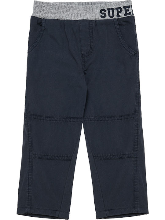 Alouette Kids Fabric Trousers Navy Blue