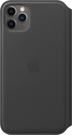 Apple Buchen Sie Synthetisches Leder Schwarz (iPhone 11 Pro Max)