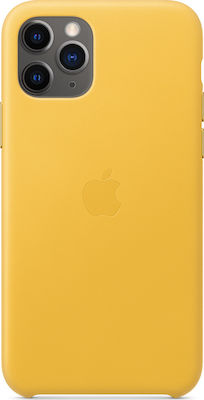 Apple Leather Case Umschlag Rückseite Leder Gelb (iPhone 11 Pro) MWYA2ZM/A