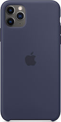 Apple Silicone Case Umschlag Rückseite Silikon Blau (iPhone 11 Pro Max) MWYW2ZM/A