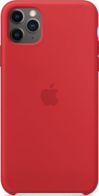 Apple Silicone Case Umschlag Rückseite Silikon Rot (iPhone 11 Pro Max) MWYV2ZM/A