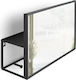 Umbra Metal Wall Hanger with 5 Slots Black 32x10x20cm