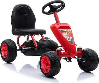 Kinder Go Kart Einsitzer mit Pedal Colorado Rot