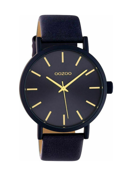 Oozoo Timepieces Ceas cu Albastru Curea de Piele