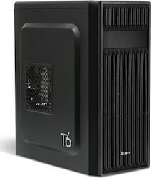 Zalman T6 Midi Tower Κουτί Υπολογιστή Μαύρο
