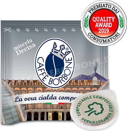 Caffe Borbone Κάψουλες Espresso Decisa Συμβατές με Μηχανή E.S.E. Pod 50caps