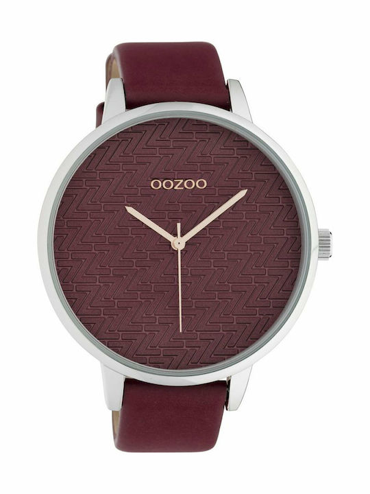 Oozoo Timepieces Women's Watch with Burgundy Le...