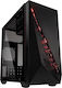 Kolink Inspire K2 ARGB Gaming Mini Tower Computer Case with Window Panel Black