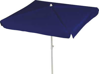 Summer Club Bahamas I Beach Umbrella Diameter 1.6m with UV Protection Dark Blue