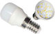 Led On Λαμπάκι Ψυγείου 1.7W για Ντουί E14