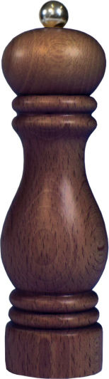 Bisetti Sorrento Set Manual Râșnițe Condimente din Lemn în Culoare Maro 19cm 1buc