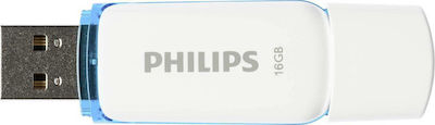 Philips Snow 16GB USB 2.0 Stick Blau