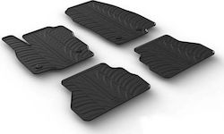 Gledring Set Front and Back 4pcs for Ford B-Max 2015 Black