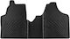 Gledring Front Mats 3pcs for Peugeot Expert Fiat Scudo Citroen Jumpy 2007-2016 Black