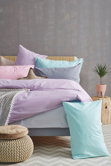 Palamaiki Sheet Super-Double 240x260cm. Etoile Lilac