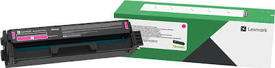 Lexmark C3220M0 Toner Laser Εκτυπωτή Ματζέντα Return Program 1500 Σελίδων